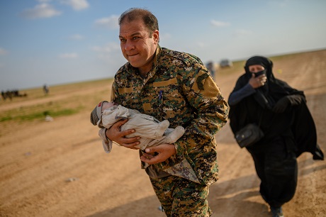 Yezidi children rescued from ISIS say they were trained to use weaponry 