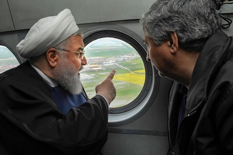 Iran floods expose deepening rift between Rouhani, powerful IRGC