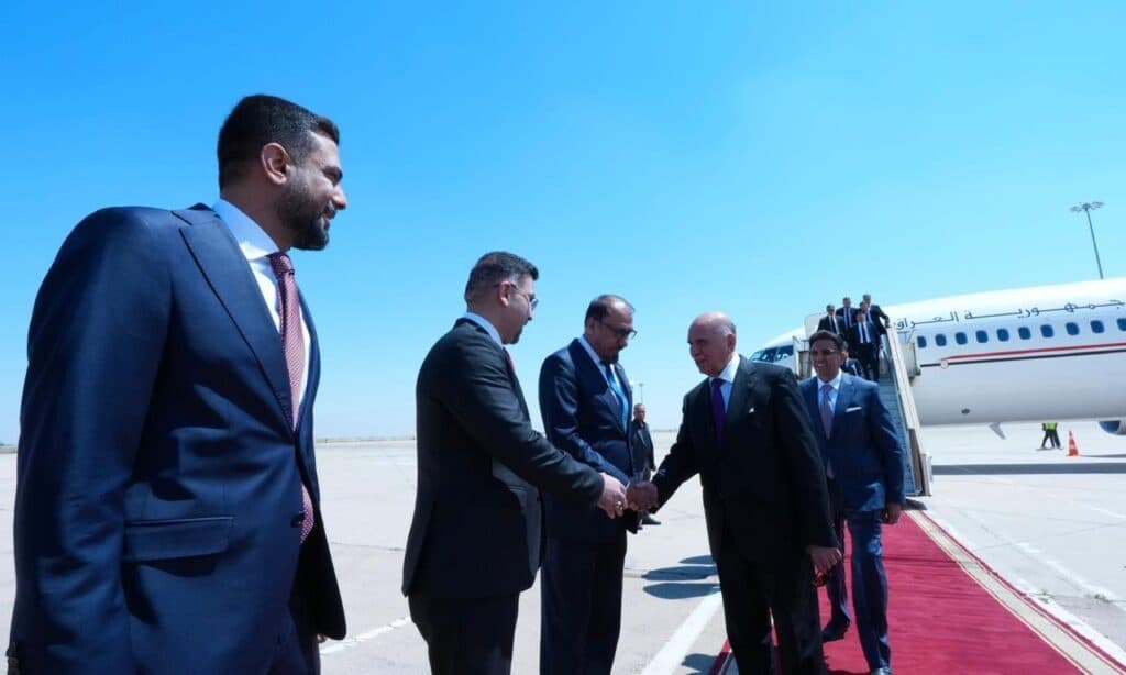 Iraq's foreign minister arrives in Damascus to bolster bilateral ties