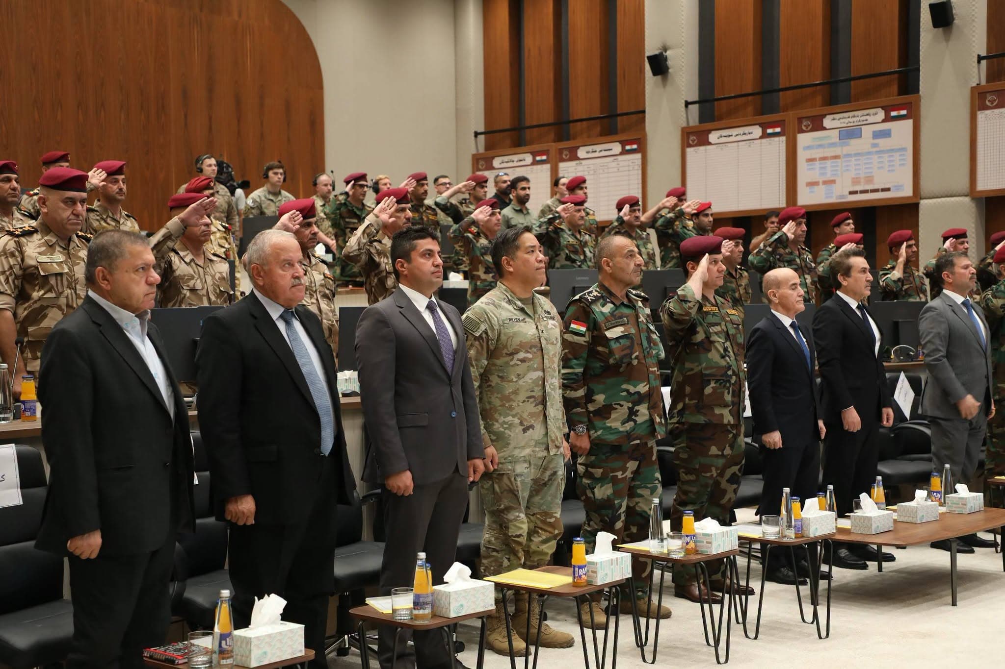 Peshmerga launch first joint training course for unified commands