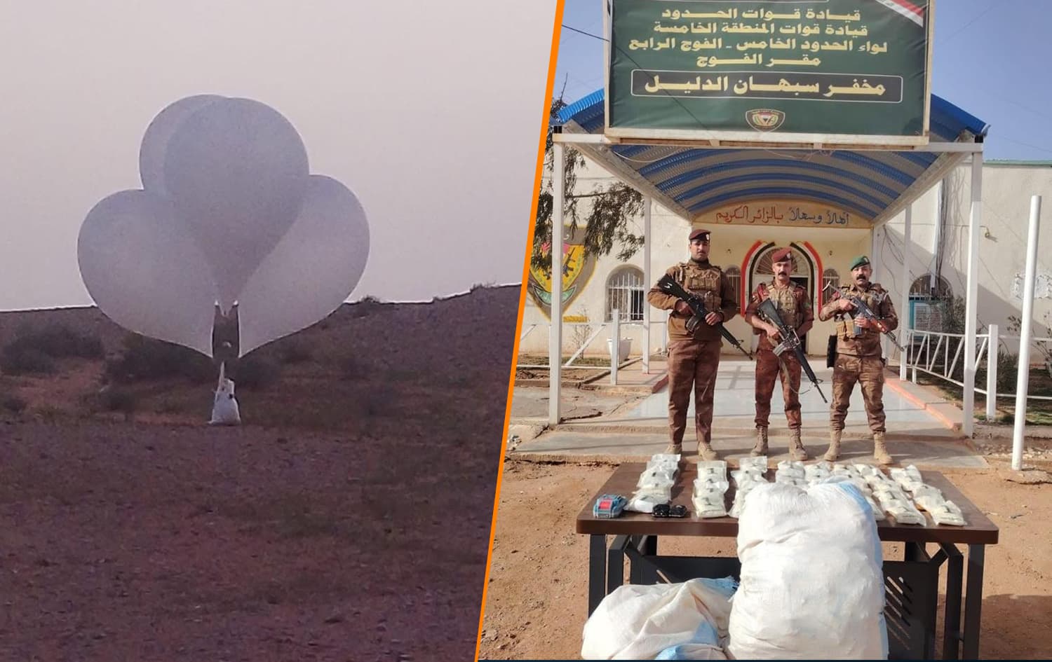 Iraq foils balloon-borne Captagon smuggling attempts launched from Syria