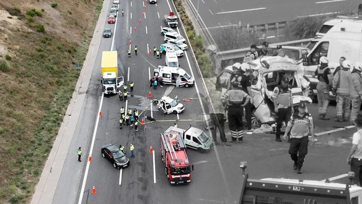 Kuzey Marmara Otoyolu'nda feci kaza: 3 can kaybı, 5 yaralı