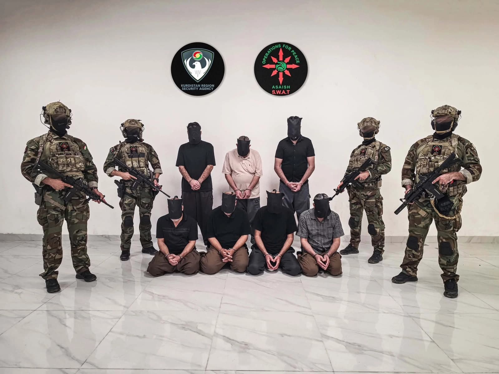Kurdistan’s Asayish arrest seven ISIS suspects wanted by Baghdad