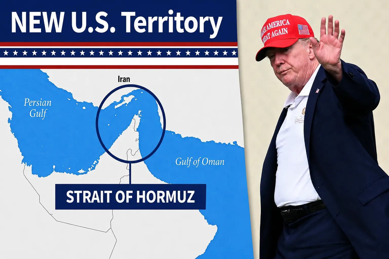 Trump Tengava Hurmizê wekî ‘herêmeke nû ya Amerîkayê’ bi nav kir
