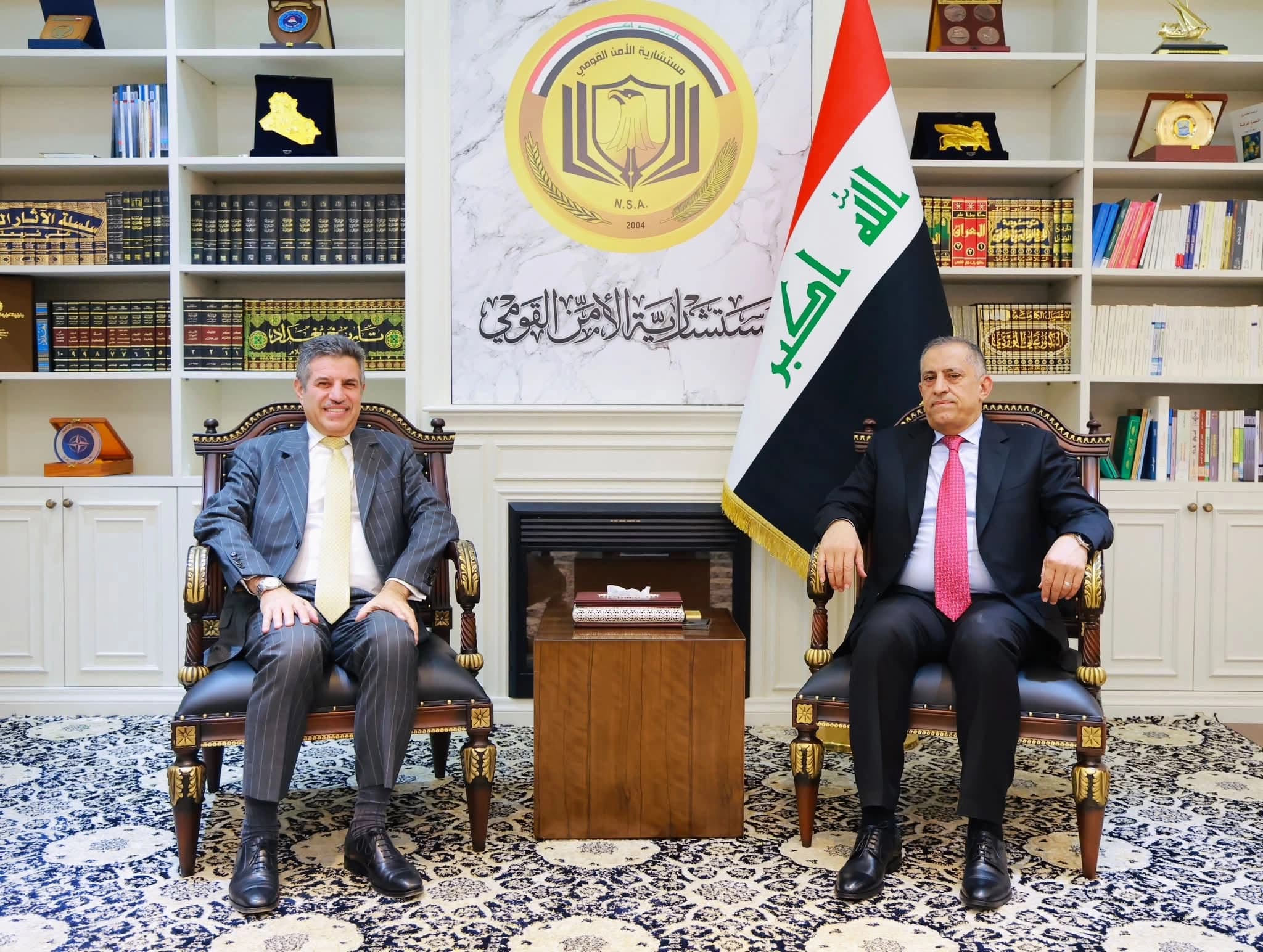 Iraqi top security official discusses arms control, regional relations with US envoy