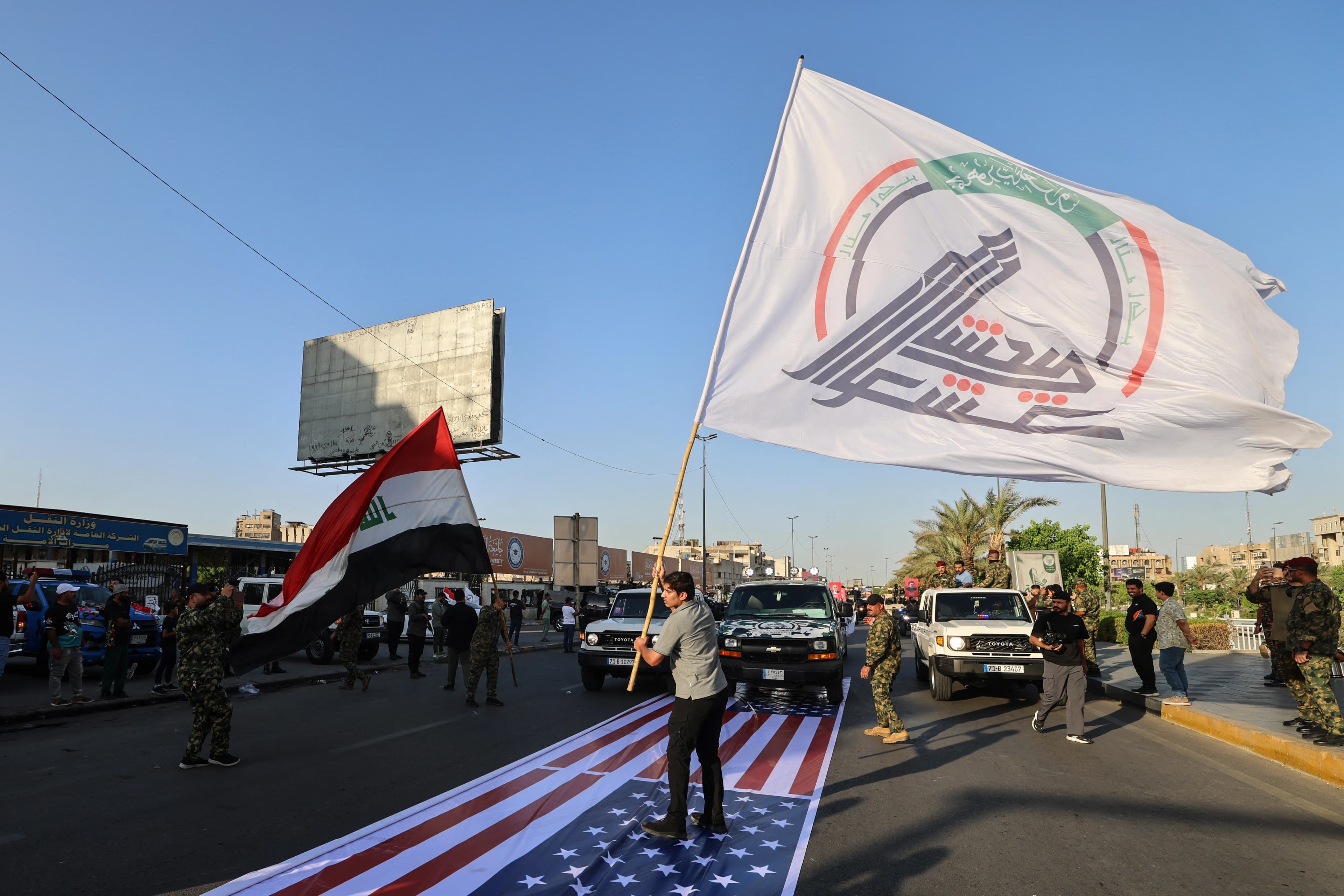 Iran-backed Nujaba demands ‘immediate’ release of detainees over US flag desecration
