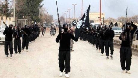 Islamic State militants. Photo: AP.