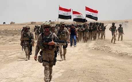 Soldiers in the Iraqi Army. AP file photo