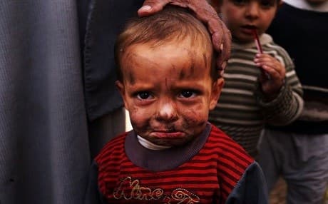 A syrian child. AFP Photo