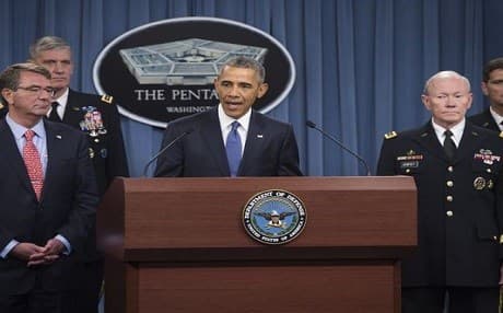 US President Barak Obama speaking at the Pentagon. AFP file photo