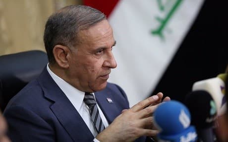 Khalid al-Obeidi has been removed from his post of defense minister after losing a confidence vote in parliament. Photo: Khalid al-Obeidi Twitter