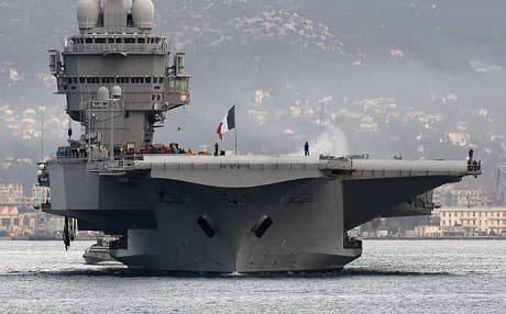 French aircraft carrier Charles de Gaulle. AFP photo
