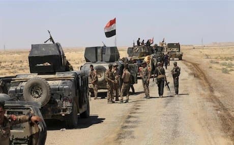 Iraqi army soldiers in southern Mosul. AP file photo