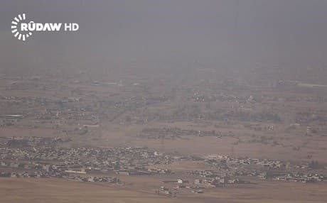 Mosul, as seen last week, has been under Islamic State control since June 2014. Photo: Rudaw video