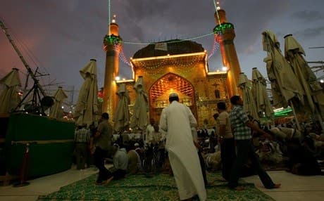 The shrine of Imam Ali in Najaf city. AFP photo