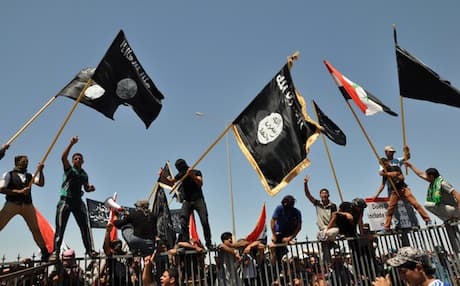 Sunnis in Falluja protesting against the government of Prime Minister Nuri al-Maliki. May 2013. Photo: AP
