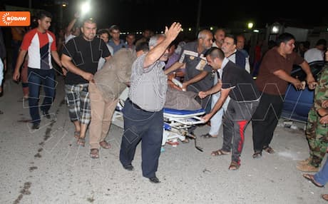 “One can see blood everywhere on the floor in the hospital, people are screaming, it’s quite a chaotic situation,” Photo: Rudaw