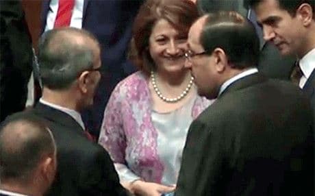 نووری مالیکی، ئاڵا تاڵەبانی و نەجمەدین کەریم