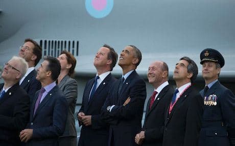 NATO leaders at Wales summit. Photo: AP