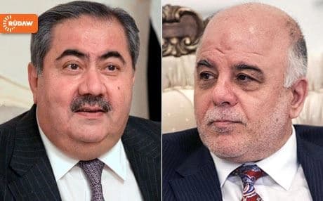 حەیدەر عەبادی و هوشیار زێباری