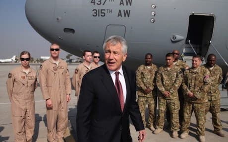 US Secretary of Defense Chuck Hagel. Photo: AFP