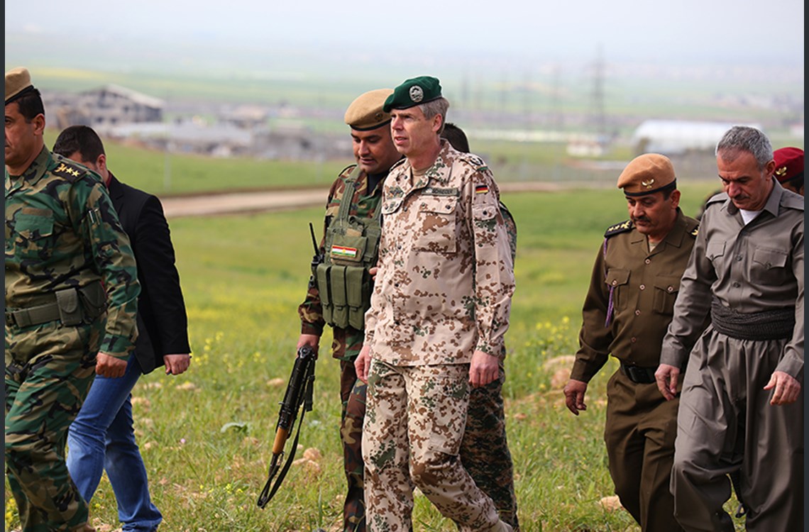 هەولێر... هێزی هاوپەیمانان راهێنان بە پێشمەرگە دەکەن 13