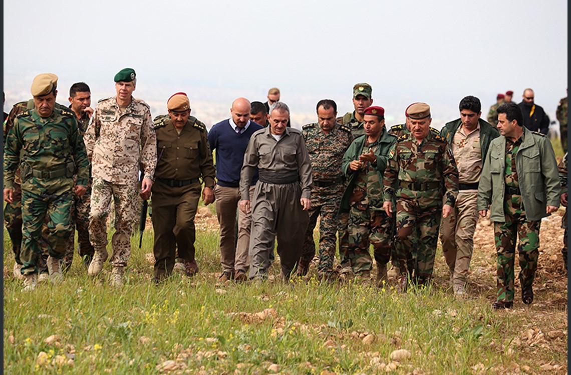 هەولێر... هێزی هاوپەیمانان راهێنان بە پێشمەرگە دەکەن 14