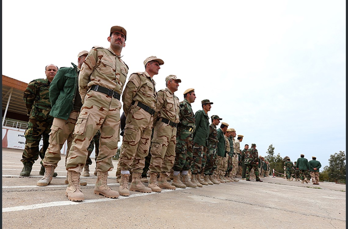 هەولێر... هێزی هاوپەیمانان راهێنان بە پێشمەرگە دەکەن 18