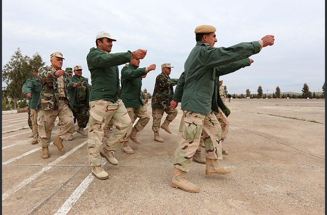 هەولێر... هێزی هاوپەیمانان راهێنان بە پێشمەرگە دەکەن 20