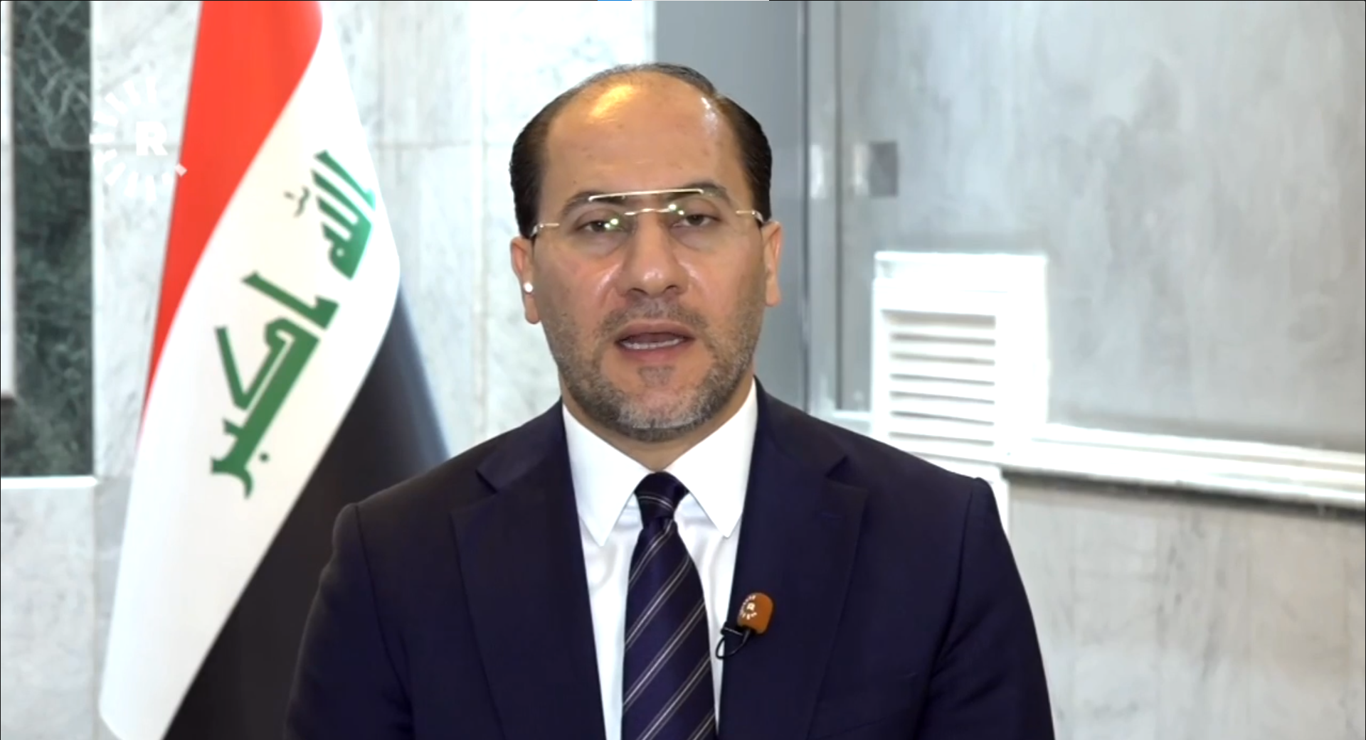 Ahmed al-Sahaf, Iraqi foreign ministry’s spokesperson, speaking to Rudaw on August 24, 2023. Photo: Rudaw