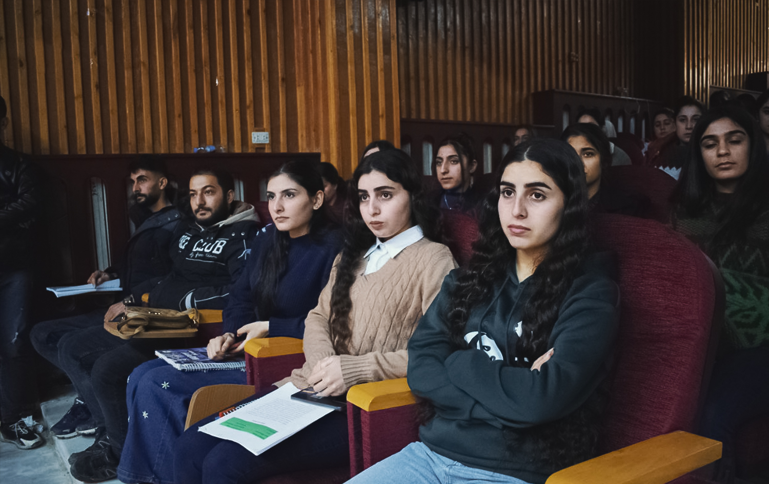 Xwendekarên Zanîngeha Rojavayê / Wêne: Zanîngeha Rojavayê 