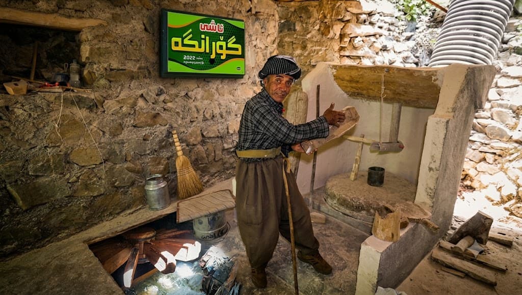 شارباژێڕ؛ ئاشێکی 100 ساڵە لە گوندی گۆرانگە هێشتا کار دەکات