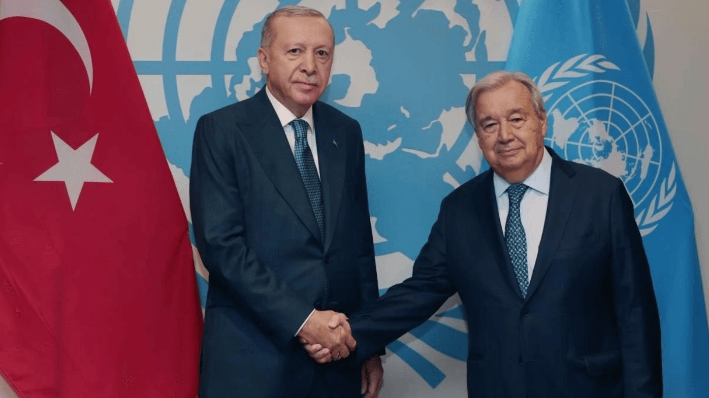 Erdoğan, BM Genel Sekreteri Guterres ile görüştü