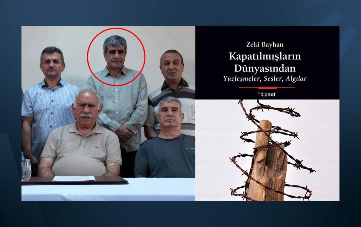 Öcalan ile İmralı Adası’nda bulunan Zeki Bayhan’dan yeni kitap