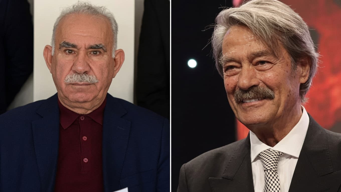 Abdullah Ocalan û Kadîr Înanir / Wêne: Rûdaw Grafîk