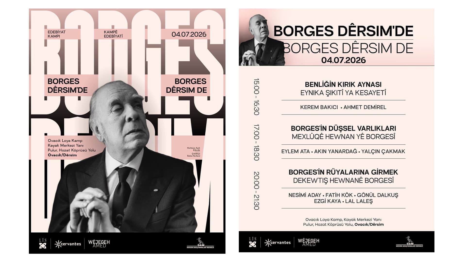 Luis Borges li Dêrsimê ye