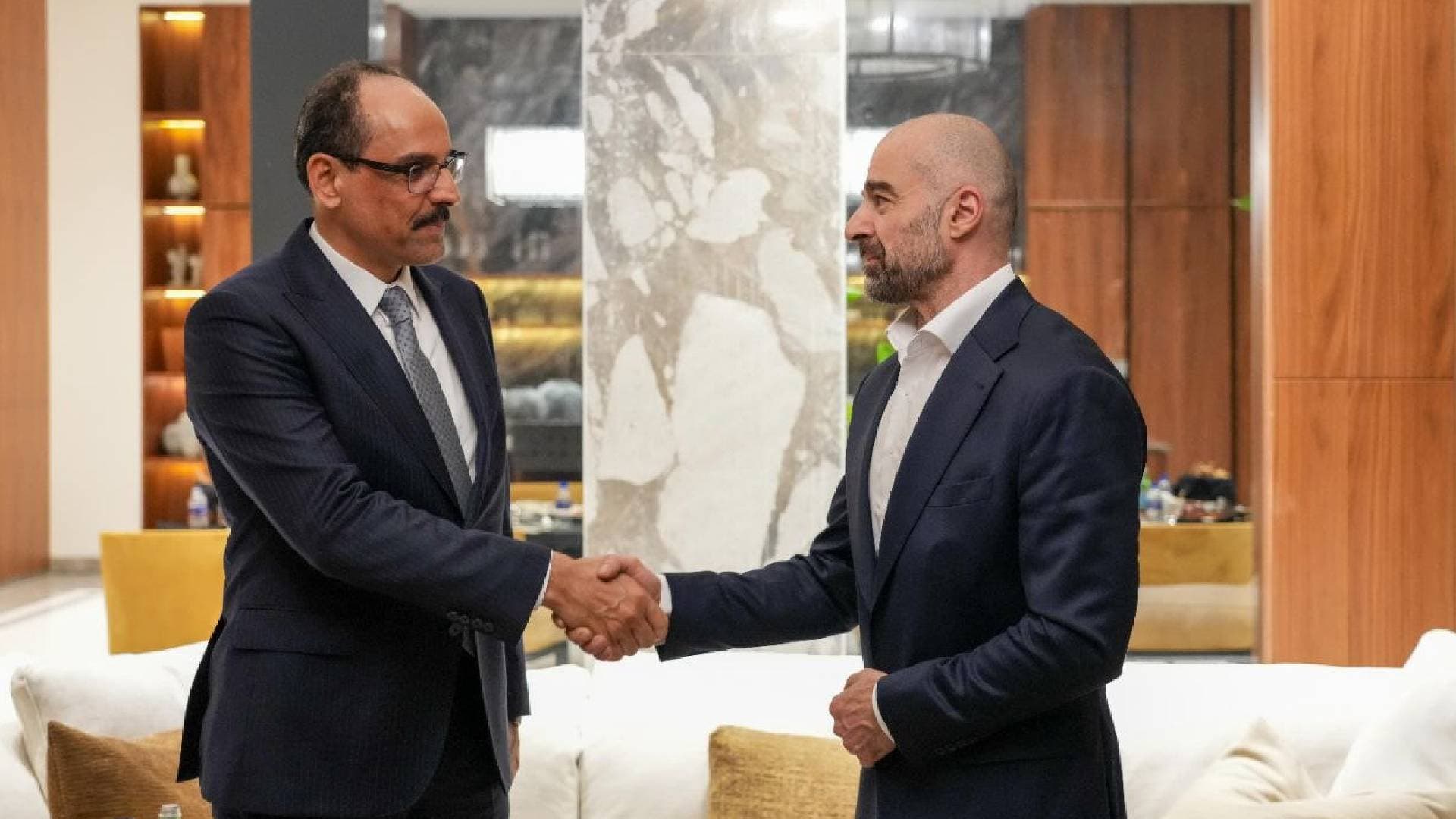 Bafıl Talabani ve MİT Başkanı İbrahim Kalın Süleymaniye'de görüştü