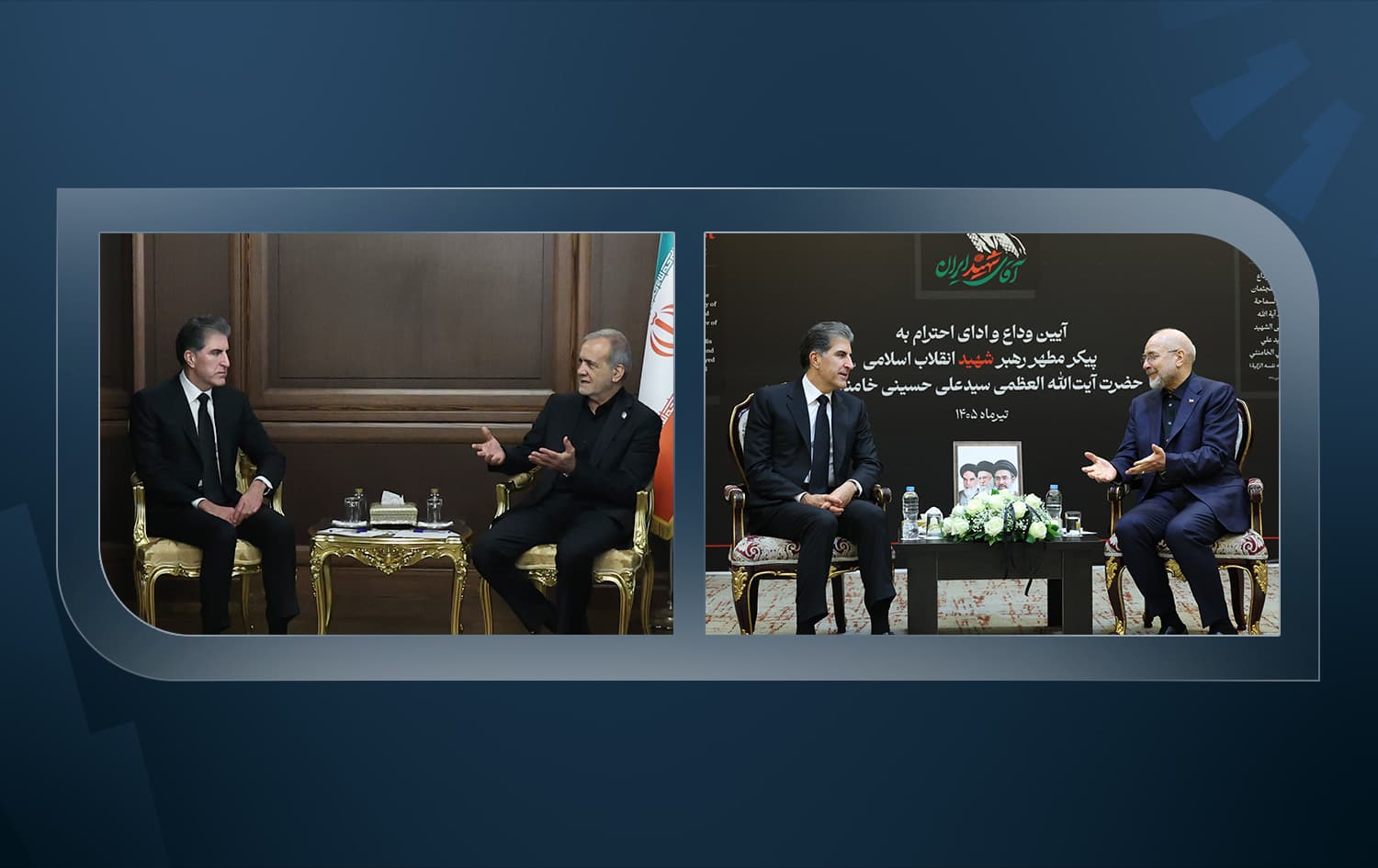 President Barzani holds high-level talks in Tehran on regional security, peace with Washington