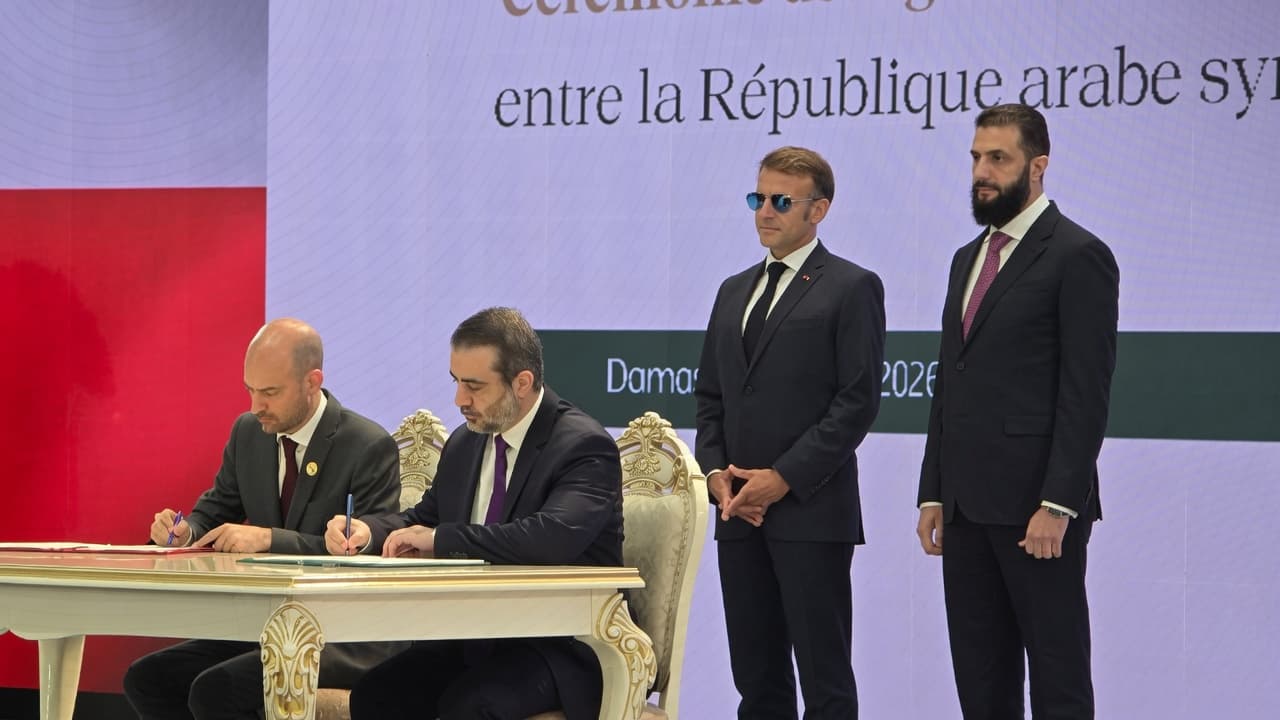 Fransa ile Suriye stratejik anlaşma imzaladı; Paris, Şam'a destek verecek