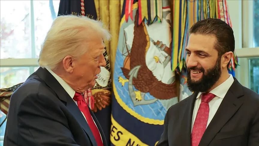 Trump, Beştepe'de Ahmed Şara ile görüştü: Suriye teröre destek veren ülkeler listesinden çıkacak