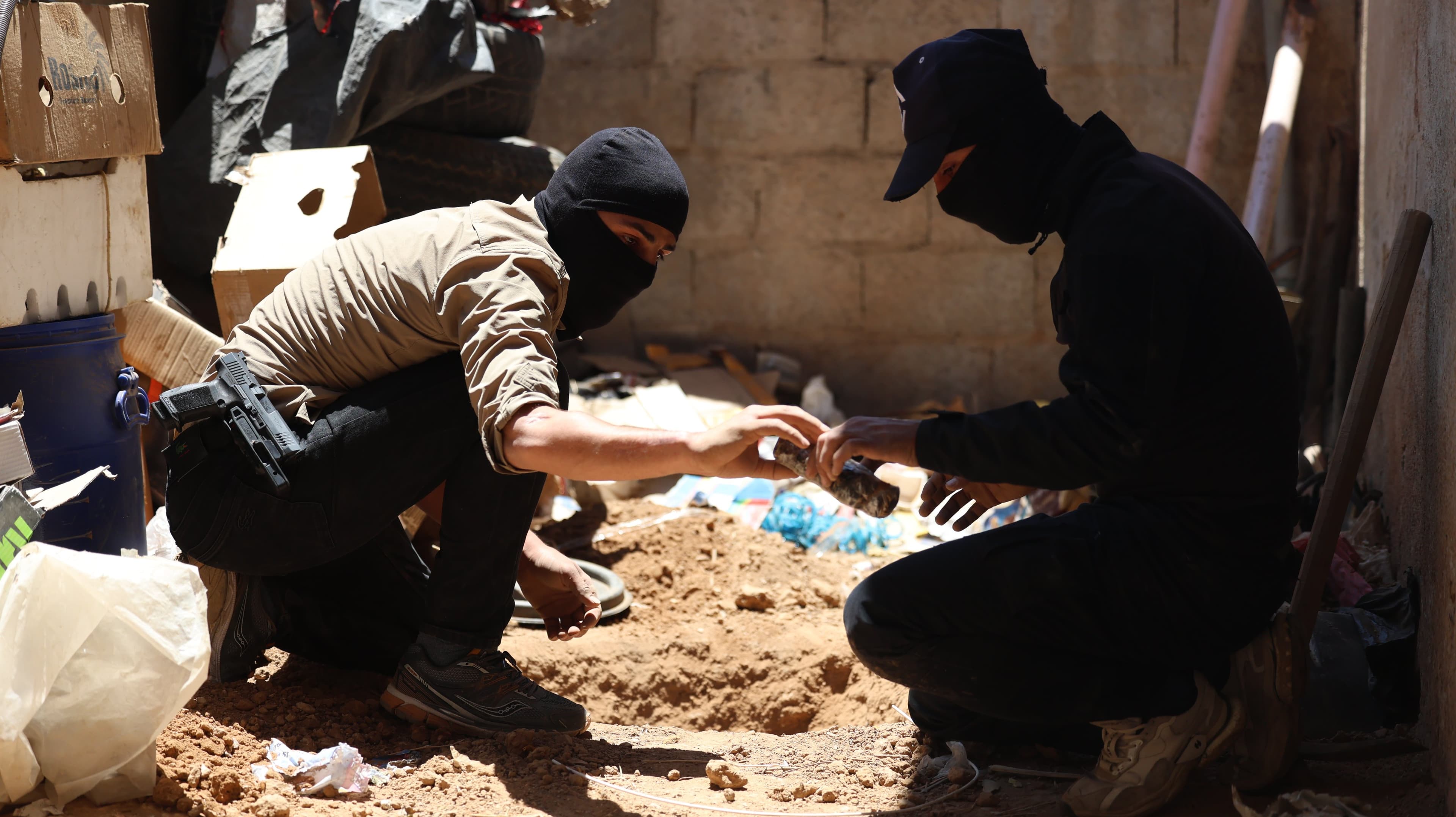 Syria discovers explosives hideout linked to Macron security attack
