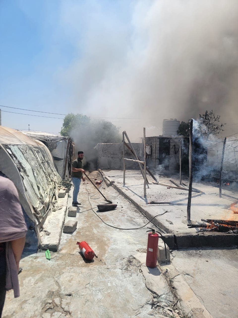 Fire breaks out at Yazidi IDP camp in Duhok, no casualties reported