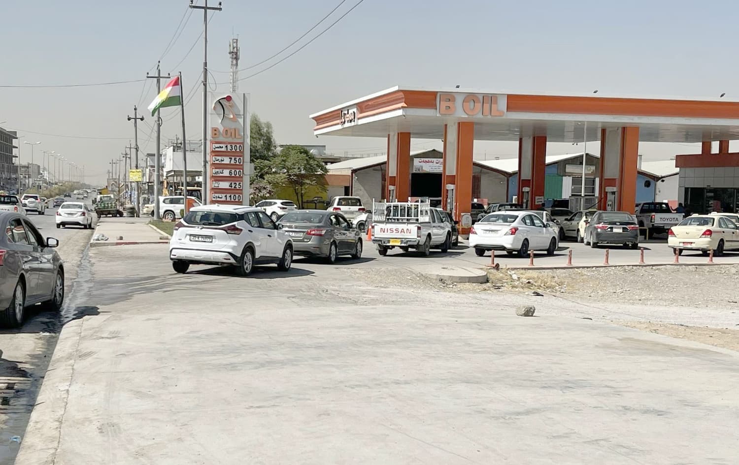 پۆلیسی کەرکووک: رێکاری پێویستمان بۆ رێکخستنی سەرەی بەنزین لە رەحیماوە گرتووەتەبەر
