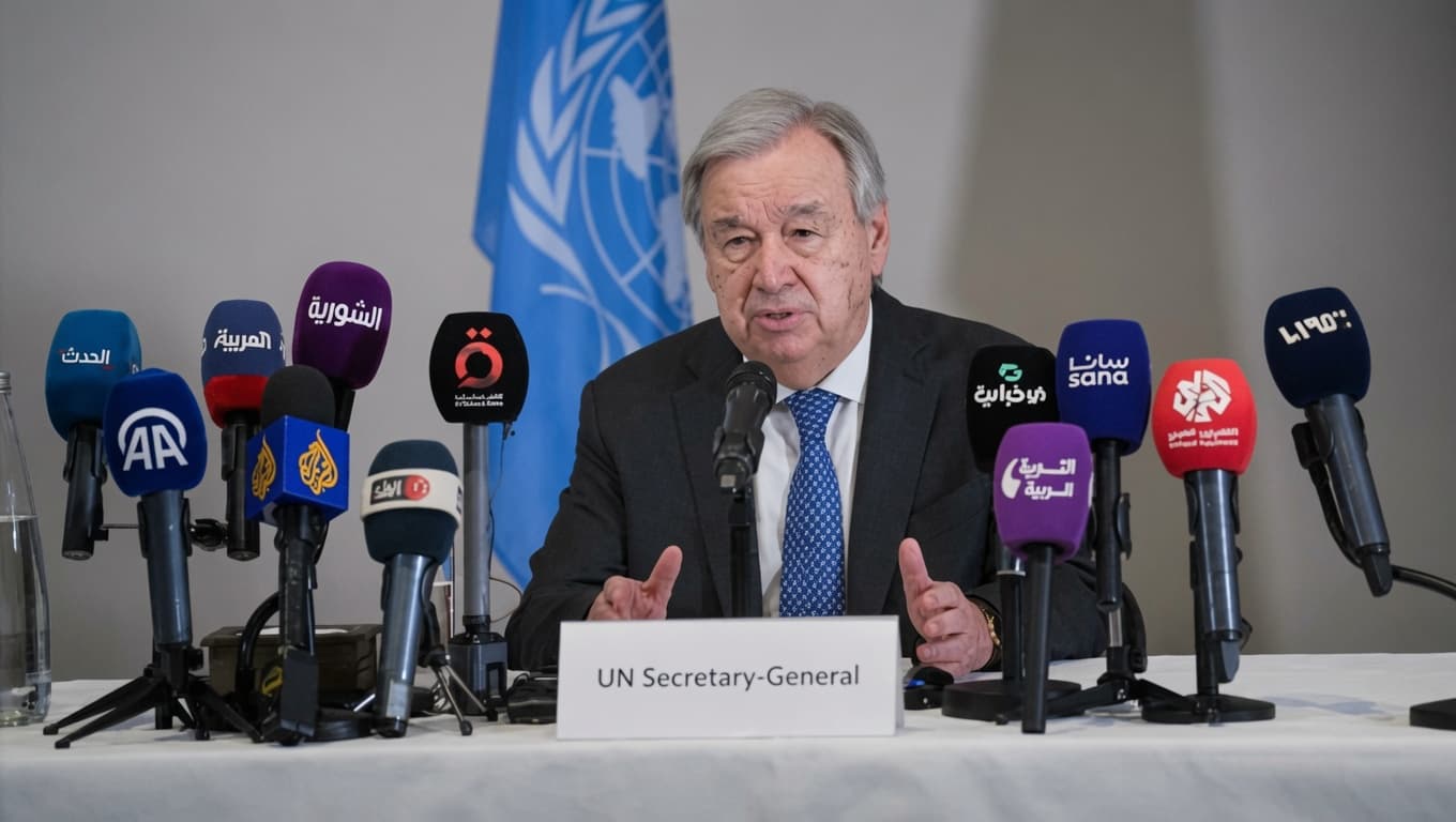 BM Genel Sekreteri Guterres: Esed dönemi yaptırımları derhal kaldırılmalı