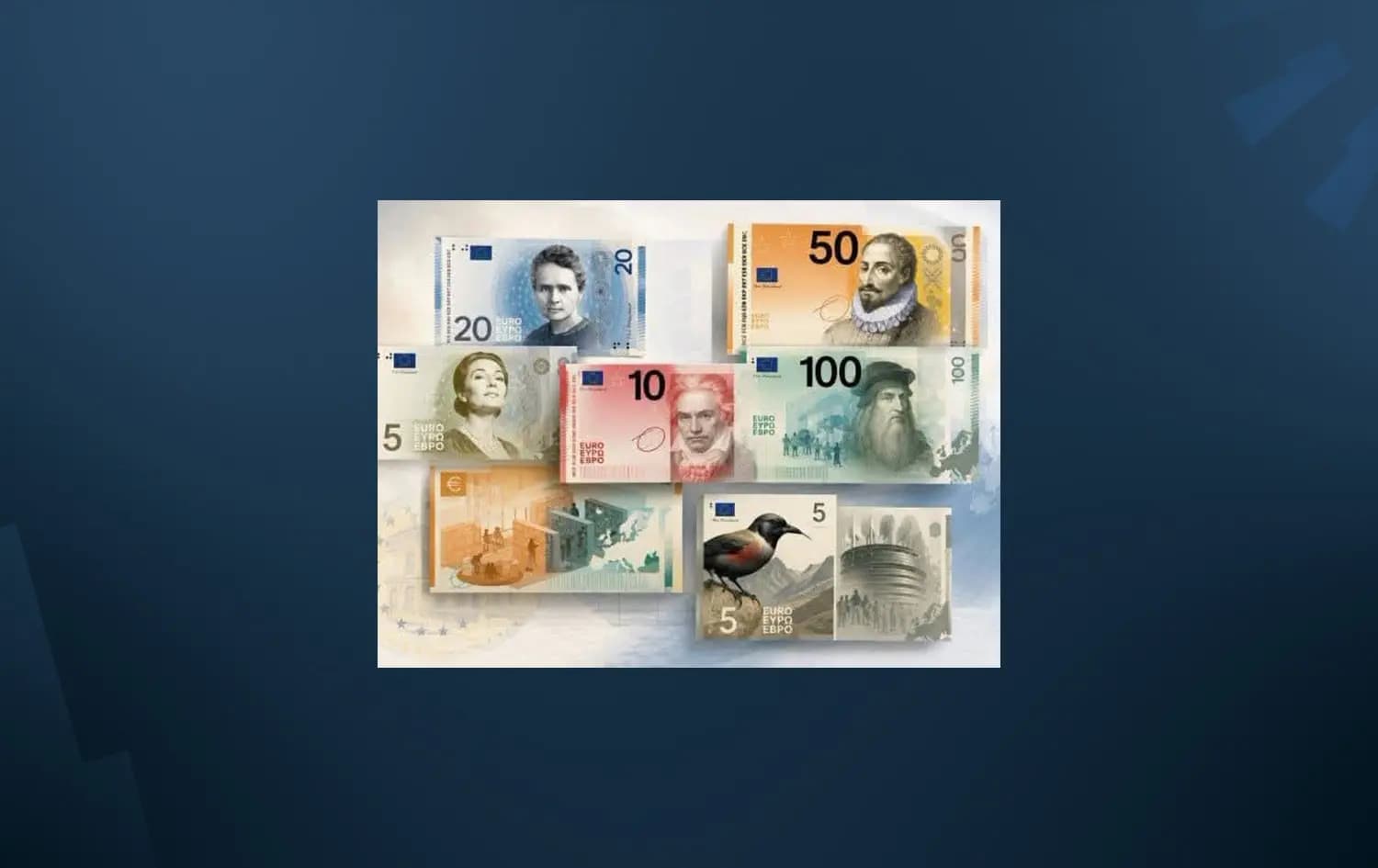 Avrupa kültürü yeni Euro banknotlarına yansıyor