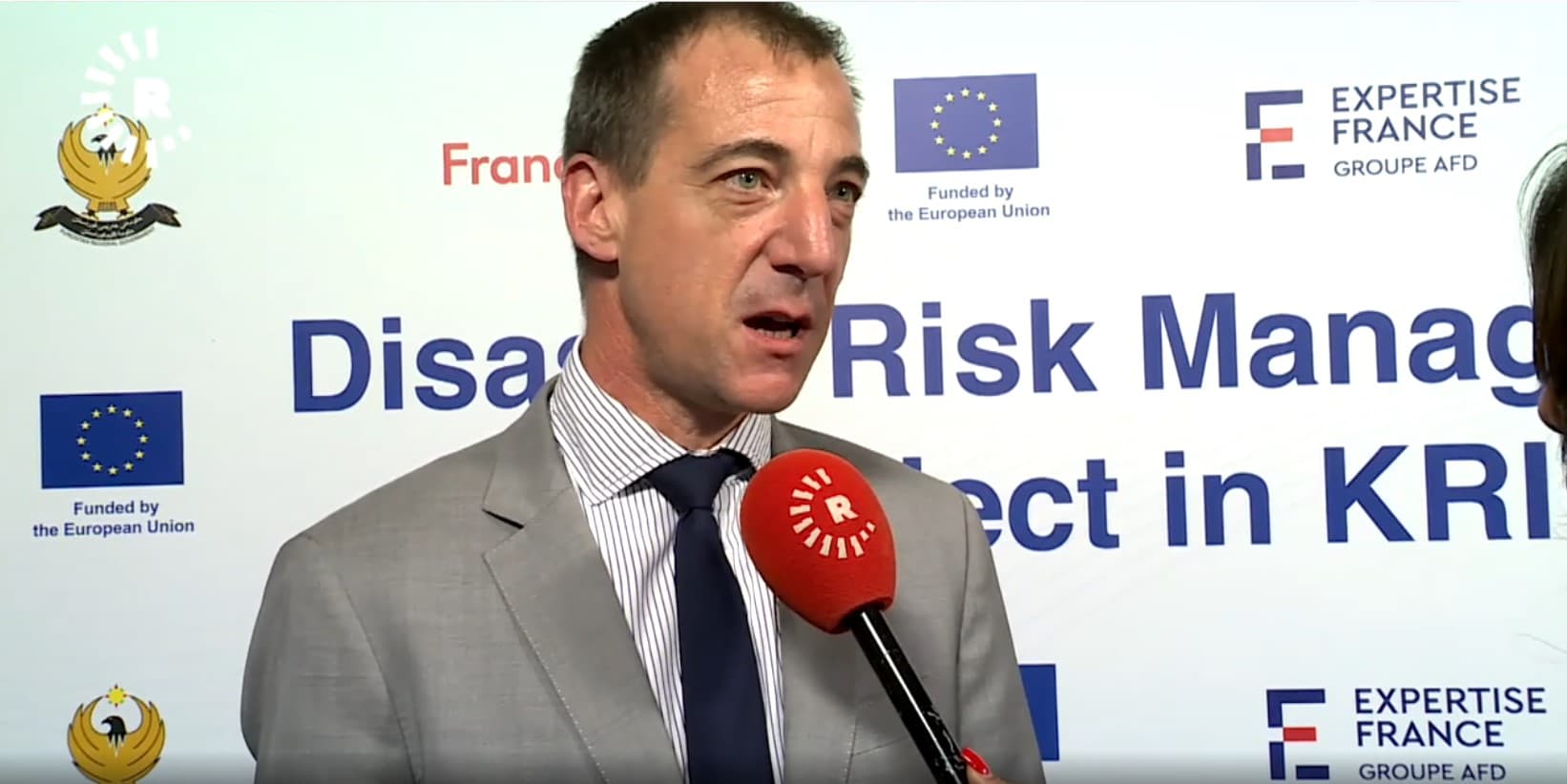 Fransa'nın Erbil Başkonsolosu'ndan veda: Sivil savunmayı güçlendiren proje tamamlandı