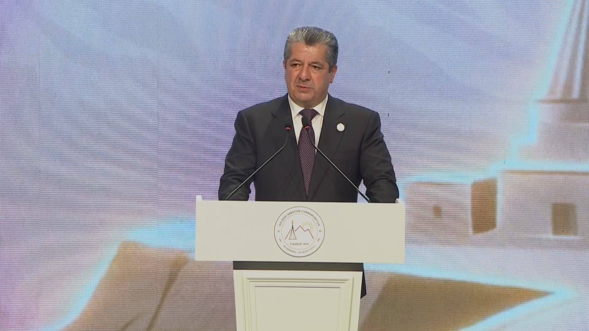 مەسرور بارزانی: چاومان لەوەیە ئەنجامدەرانی جینۆسایدکردنی ئێزدییەکان بەسزا بگەیێندرێن