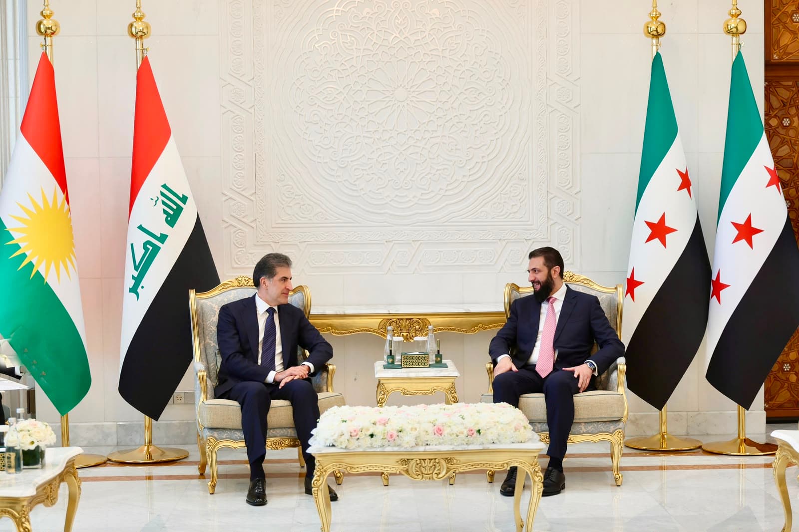 President Barzani invites Syria's Sharaa to Kurdistan Region