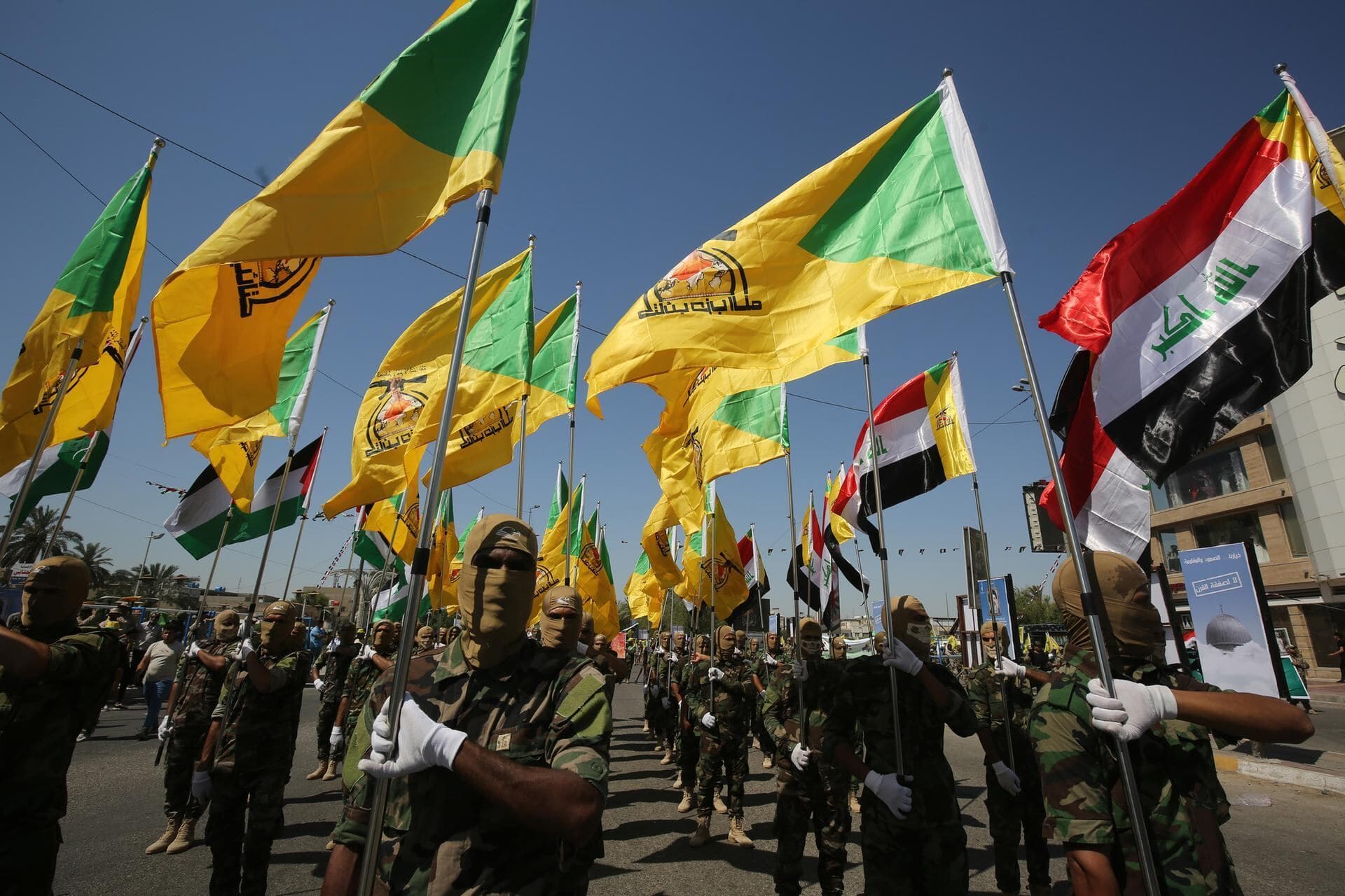 Iraqi faction leader rejects disarmament, threatens response to US-Saudi air raids