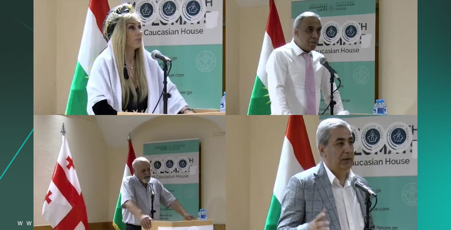 Gürcistan'da Ezidi soykırımı anması